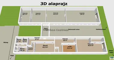 Gewerbefläche 620 m² in Matraderecske, Ungarn