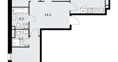 Apartamento 4 habitaciones en Postnikovo, Rusia