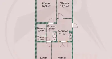 3 room apartment in Minsk, Belarus