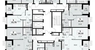 1 room apartment in poselenie Sosenskoe, Russia