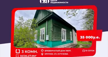 3 room house in Krupki, Belarus