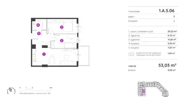 Apartamento 3 habitaciones en Poznan, Polonia