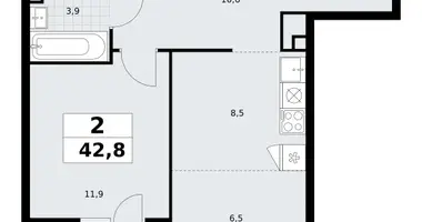 Квартира 2 комнаты в Postnikovo, Россия