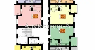 Apartamento 2 habitaciones en Odessa, Ucrania