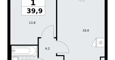 Mieszkanie 1 pokój w poselenie Sosenskoe, Rosja