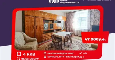 Apartamento 4 habitaciones en Borisov, Bielorrusia