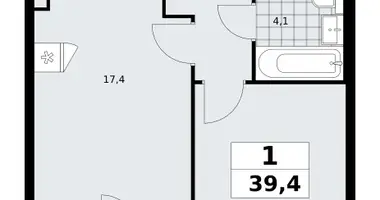 Квартира 1 комната в поселение Сосенское, Россия