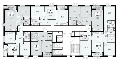 Apartamento 2 habitaciones en South-Western Administrative Okrug, Rusia