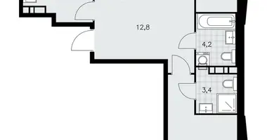 Appartement 3 chambres dans poselenie Sosenskoe, Fédération de Russie