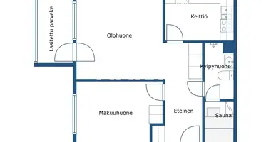 Wohnung 2 zimmer in Verwaltungsgemeinschaft Helsinki, Finnland