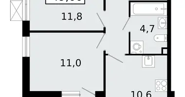 Appartement 2 chambres dans Vsevolozhsk, Fédération de Russie