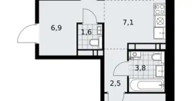 Appartement 3 chambres dans poselenie Sosenskoe, Fédération de Russie