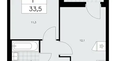 Appartement 1 chambre dans poselenie Sosenskoe, Fédération de Russie