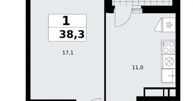 Appartement 1 chambre dans poselenie Sosenskoe, Fédération de Russie