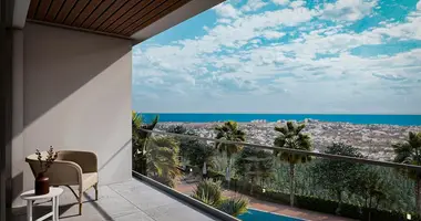 Penthouse 2 bedrooms with Balcony, with Air conditioner, with Sea view in Motides, Northern Cyprus