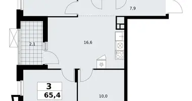 Appartement 3 chambres dans poselenie Sosenskoe, Fédération de Russie