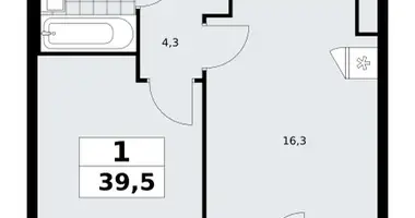 Appartement 1 chambre dans poselenie Sosenskoe, Fédération de Russie