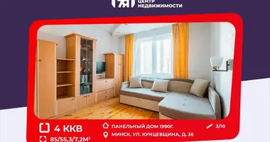 4 room apartment in Minsk, Belarus