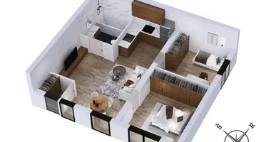 Apartamento 3 habitaciones en Vilna, Lituania