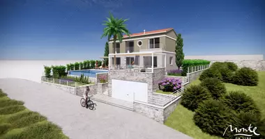 Villa 4 bedrooms with Sea view, with Garage in Tivat, Montenegro