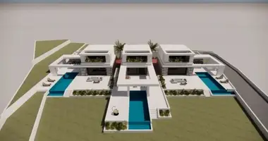 Villa 4 habitaciones con Vistas al mar, con Piscina, con Primera costa en Pefkochori, Grecia
