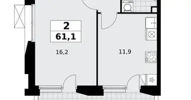 Appartement 2 chambres dans poselenie Sosenskoe, Fédération de Russie