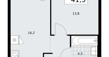 1 room apartment in Troitsk, Russia