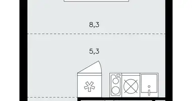 Квартира 1 комната в поселение Сосенское, Россия