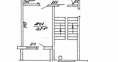 Wohnung 2 Zimmer in Schodsina, Weißrussland