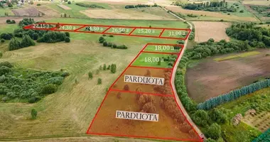 Plot of land in Mieguciai, Lithuania