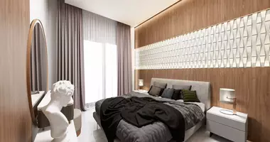 2 room apartment with swimming pool, with sauna, gym in Mahmutlar, Turkey