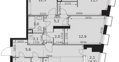 Appartement 4 chambres dans North-Western Administrative Okrug, Fédération de Russie