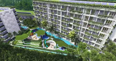 1 room apartment with terrace, with gaurded area, with бассейн in Phuket Province, Thailand