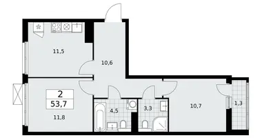 2 room apartment in poselenie Sosenskoe, Russia