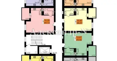 Apartamento 2 habitaciones en Odessa, Ucrania