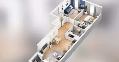 Apartamento 3 habitaciones en Poznan, Polonia