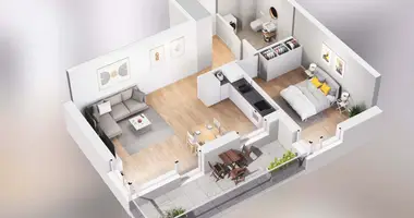 Apartamento 2 habitaciones en Poznan, Polonia