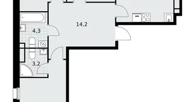 Apartamento 4 habitaciones en Postnikovo, Rusia