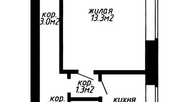 Wohnung 2 zimmer in Minsk, Weißrussland