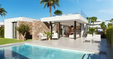 Villa 3 chambres avec Terrasse, avec vannaya bathroom, avec lichnyy basseyn private pool dans Torre Pacheco, Espagne