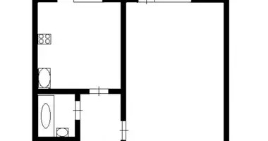 Appartement 1 chambre dans Saint-Pétersbourg, Russie