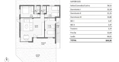 Bungalow 3 chambres dans San Miguel de Salinas, Espagne
