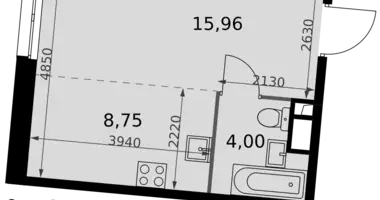 Studio 1 zimmer in Moskau, Russland