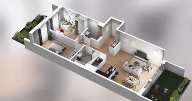 Apartamento 3 habitaciones en Poznan, Polonia