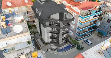 Dúplex 2 habitaciones con ascensor, con la piscina, con jacuzzi en Alanya, Turquía