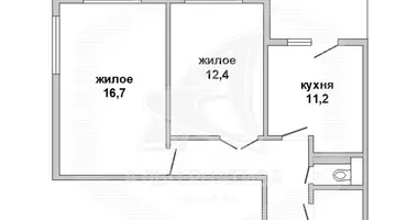 2 room apartment in Muchaviecki sielski Saviet, Belarus