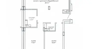 Appartement 3 chambres dans Minsk, Bélarus