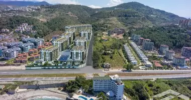Mieszkanie 2 pokoi z parking, z widok na morze, z basen w Mahmutlar, Turcja