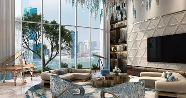 Пентхаус 4 комнаты  со стеклопакетами, с балконом, с мебелью в Дубай, ОАЭ