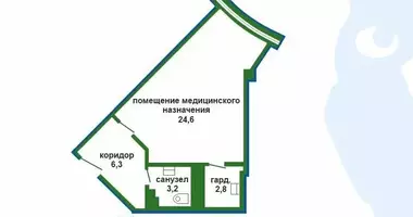 Nieruchomości komercyjne 37 m² w Mińsk, Białoruś